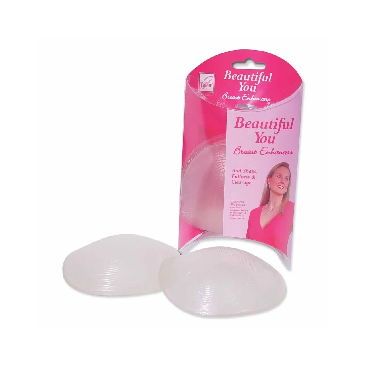 June Tailor Beautiful You Clear Breast Enhancers – Silicone Bra Inserts for Shape & Lift